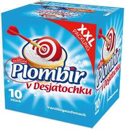 PLOMBIR speiseeis "v desjatochky" 10X120ml