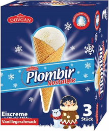PLOMBIR nostalgie sahneeis 3X120ml
