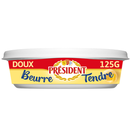 PRESIDENT Manteiga suave doce 125 g