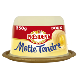 PRESIDENT Manteiga Suave Motte Tendre 250 g