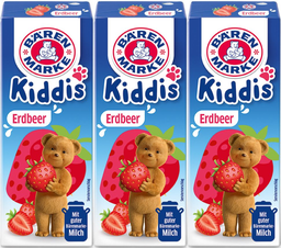 BÄRENMARKE Kiddis Erdbeer 3 x 200 ml