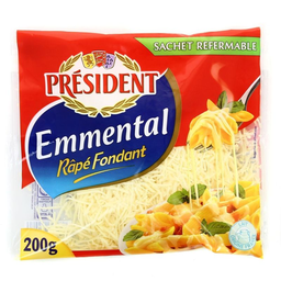 PRESIDENT Emmental Ralado 200 g