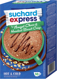 SUCHARD EXPRESS nougat choco & hazelnut biscuit crisp sticks 10X15g
