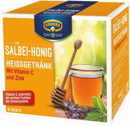 KRÜGER heißgetränk salbei-honig 18X8g