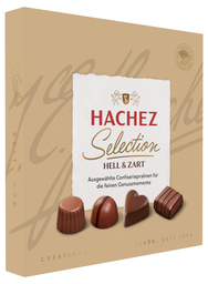 HACHEZ selection hell & zart 125g