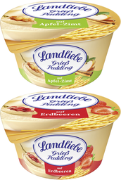 LANDLIEBE Grießpudding 2 Sort, 8Pcs 150 g