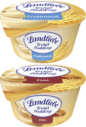 LANDLIEBE Grießpudding 2 Sort, 12Pcs (1) 150 g