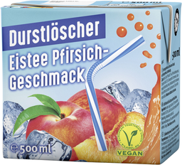 DURSTLÖSCHER eistee pfirsich 500ml