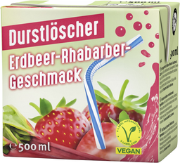 DURSTLÖSCHER erdbeer-rhabarber 500ml