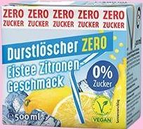 DURSTLÖSCHER eistee zitrone zero 500ml