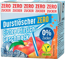 DURSTLÖSCHER eistee pfirsich zero 500ml