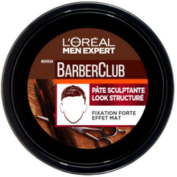 MEN EXPERT fixation capillaire forte effet mat barber club l'oreal: le pot de 75ml