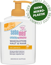 SEBAMED baby+kind mit calendula waschlotion für haut & haar 200ml