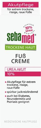 SEBAMED trockene haut fuss-creme urea akut 10% 100ml