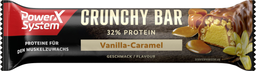 POWER SYSTEM crunchy bar vanilla-caramel geschmack 45g