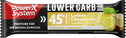 POWER SYSTEM lower carb bar lemon cheesecake geschmack 40g