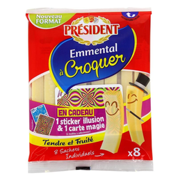 PRESIDENT Emmental'A Croquer 144 g