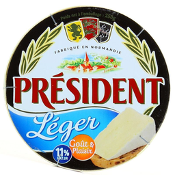 PRESIDENT Camembert Ligero 11% MG 250 g