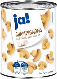 JA champignons iii. wahl geschnitten 314ml