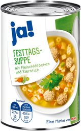 JA festtags-suppe mit fleischklößchen & eierstich 400ml