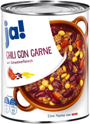 REWE Ja Chili Con Carne con Cerdo 800 g