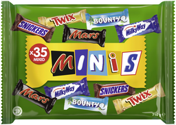 MINIS Mixed 710g, display, 80 pcs