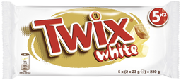 TWIX White chocolate biscuit caramel bars 230 g