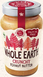 WHOLE EARTH Crema de cacahuete Crunchy 340 g