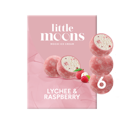 LITTLE MOONS Mochi litchi framboise x6 192g