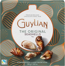 GUYLIAN christmas meeresfrüchte nuss-nougat weihnachts edition 250g, display, 108 pcs