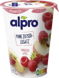 ALPRO Soy yogurt alternative raspberry-apple 400 g