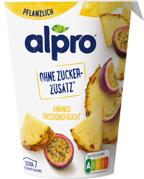 ALPRO Soy Yogurt Alternative Pineapple-Passion Fruit 400 g