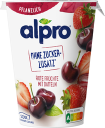 ALPRO Soy-based plant dessert with red fruits and dates 400 g