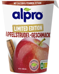ALPRO Plant-Based Soy Apple Cinnamon Dessert 400 g