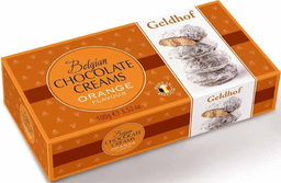 BELGIAN CHOCOLATE CREAMS orange flavour 100g