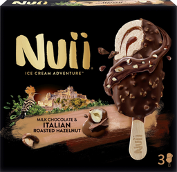 NUII milk chocolate & italian roasted hazelnut multipackung 3X90ml