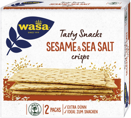 WASA tasty snacks crisp sesame & sea salt 190g