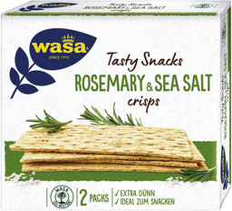 WASA tasty snacks crisp rosmarin & sea salt 190g