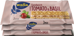 WASA sandwich cheese tomate/basilikum 120g
