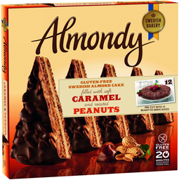 ALMONDY Tarte de Caramelo Macio e Amendoins Torrados 1200 g