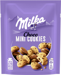 MONDELEZ MILKA Mini Cookies com pepitas de chocolate de leite 110 g