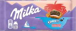 MONDELEZ Milka Sandwich Strawberry Oreo Bolachas recheadas 92 g