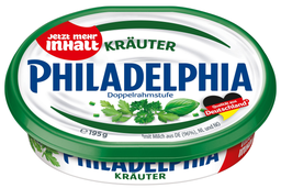 PHILADELPHIA kräuter doppelrahmstufe 195g, 10 pcs