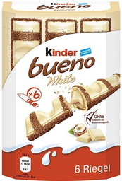 Ferrero Limited Kinder Bueno White 6Er 117G, Display, 162Pcs