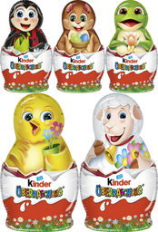 KINDER Moulage en chocolat en forme de poussin surprise enrobés de chocolat au lait 36g