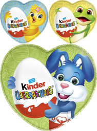 KINDER Ferrero easter - schokolade herz mit überraschung 53g, display, 144 pcs