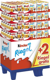 Ferrero Limited Duplo 18 + 2 & Kinder Riegel 18 + 2, Display, 116Pcs