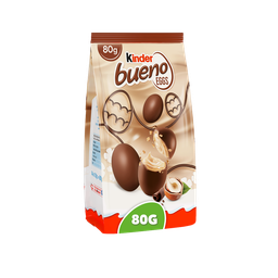 KINDER Bueno eggs fines gaufrettes enrobées de chocolat supérieur au lait 80g