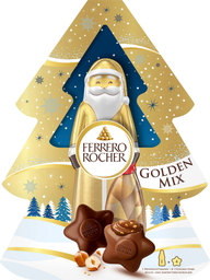 ROCHER Ferrero christmas ferrero mixpack weihnachtsmann & golden stars 116g