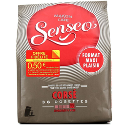 MAISON DU CAFE Senseo Corse 36 Pastilhas 250 g